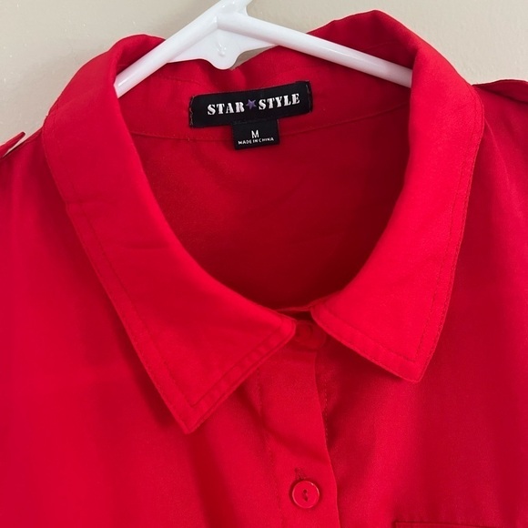 Women’s red blouse - Picture 2 of 4